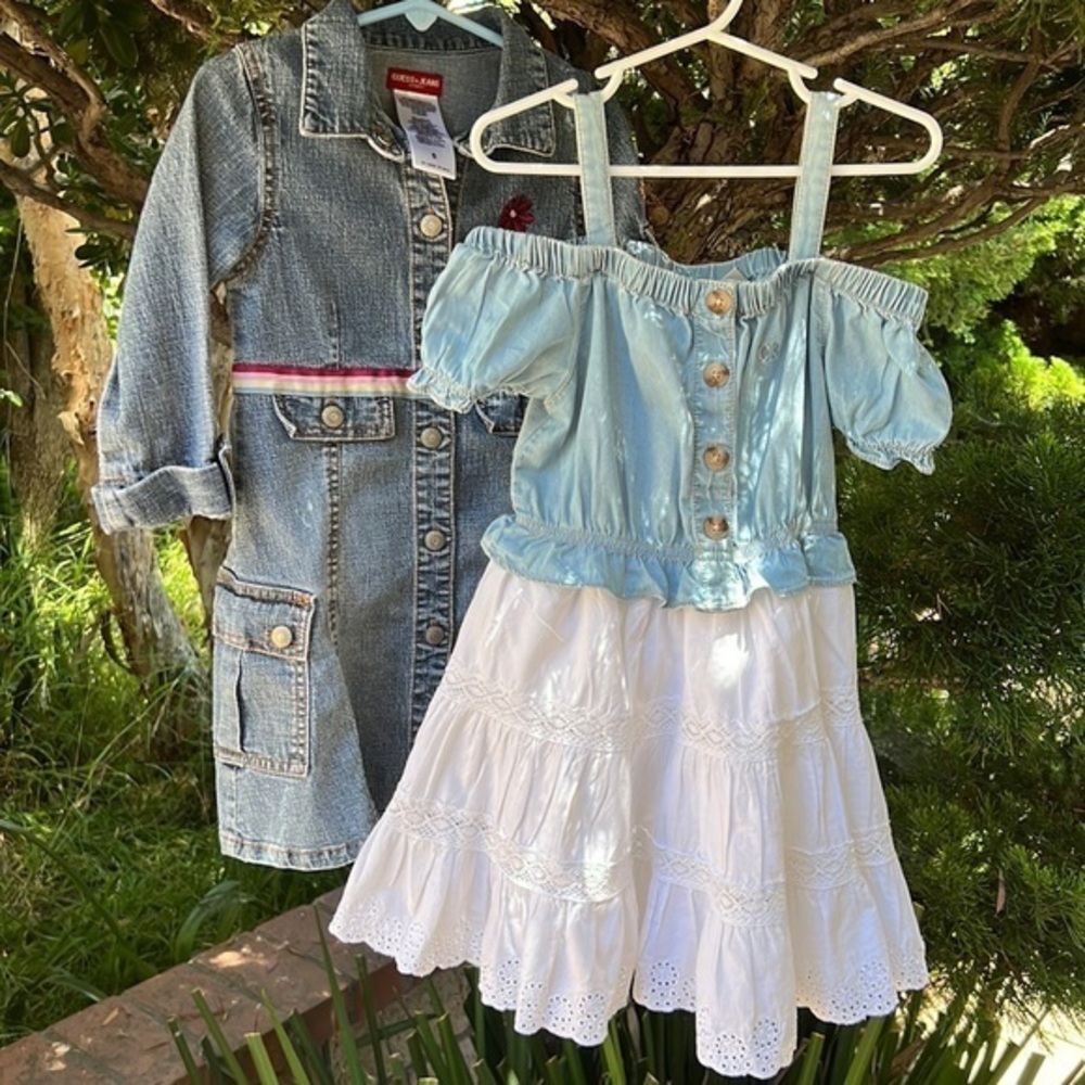 Bundle‎ girls vintage dresses size 5 & 6 Guess/Calvin Klein